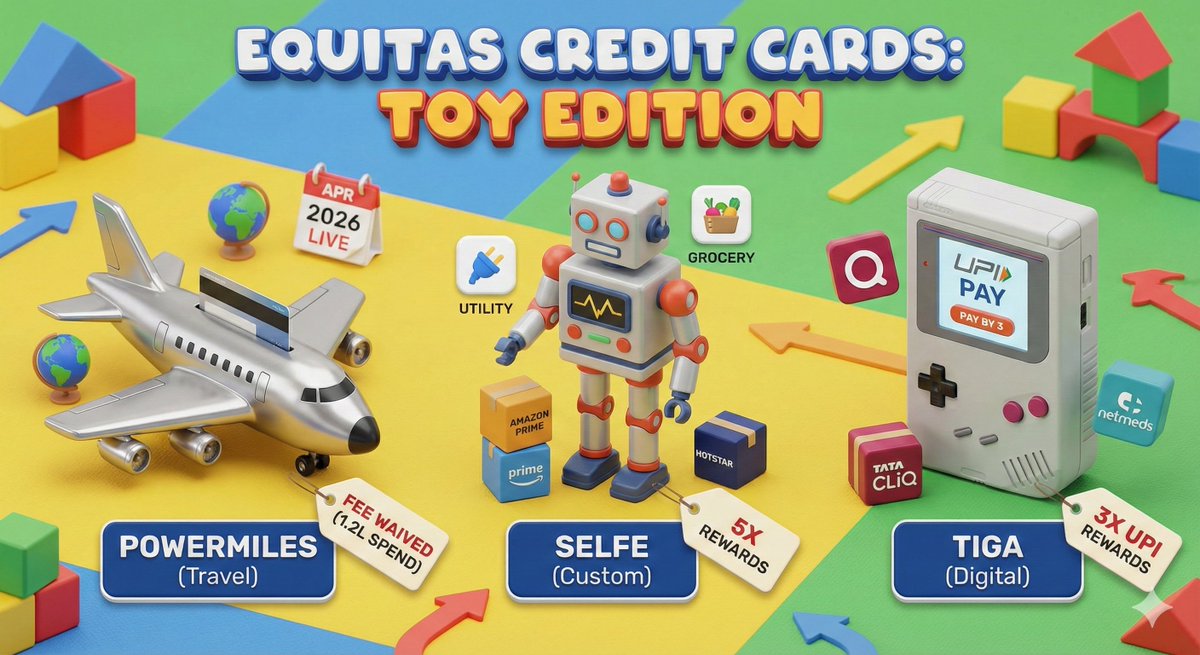 🚨 HIDDEN GEM ALERT: The "Math-Backed" Review 💳

⏩Equitas just dropped 3 new credit cards, and they are shaking up the game. 💳

📉We crunched the numbers, checked the "insider" leaks, and found the sweet spots.

🤞Whether you are 21 or 60, here is why you should care (and the