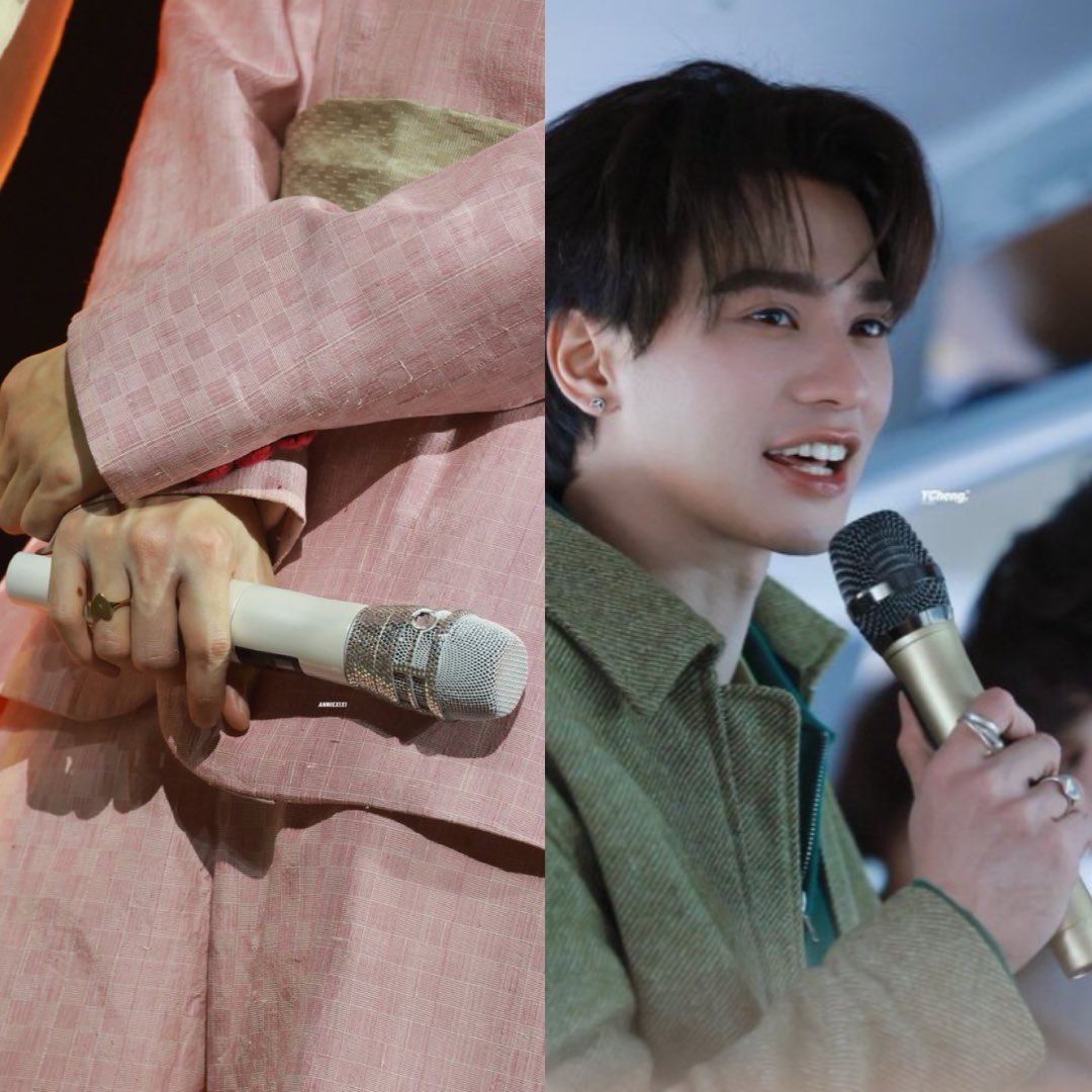 taiixyang's tweet image. so they are casually wearing engraved rings with each other's initial's on them now?? Even after the concert? 

⋆.𐙚 ̊ #KengNamping : #เก่งน้ำปิง 
#PlantneryXKNPinShanghaiD1