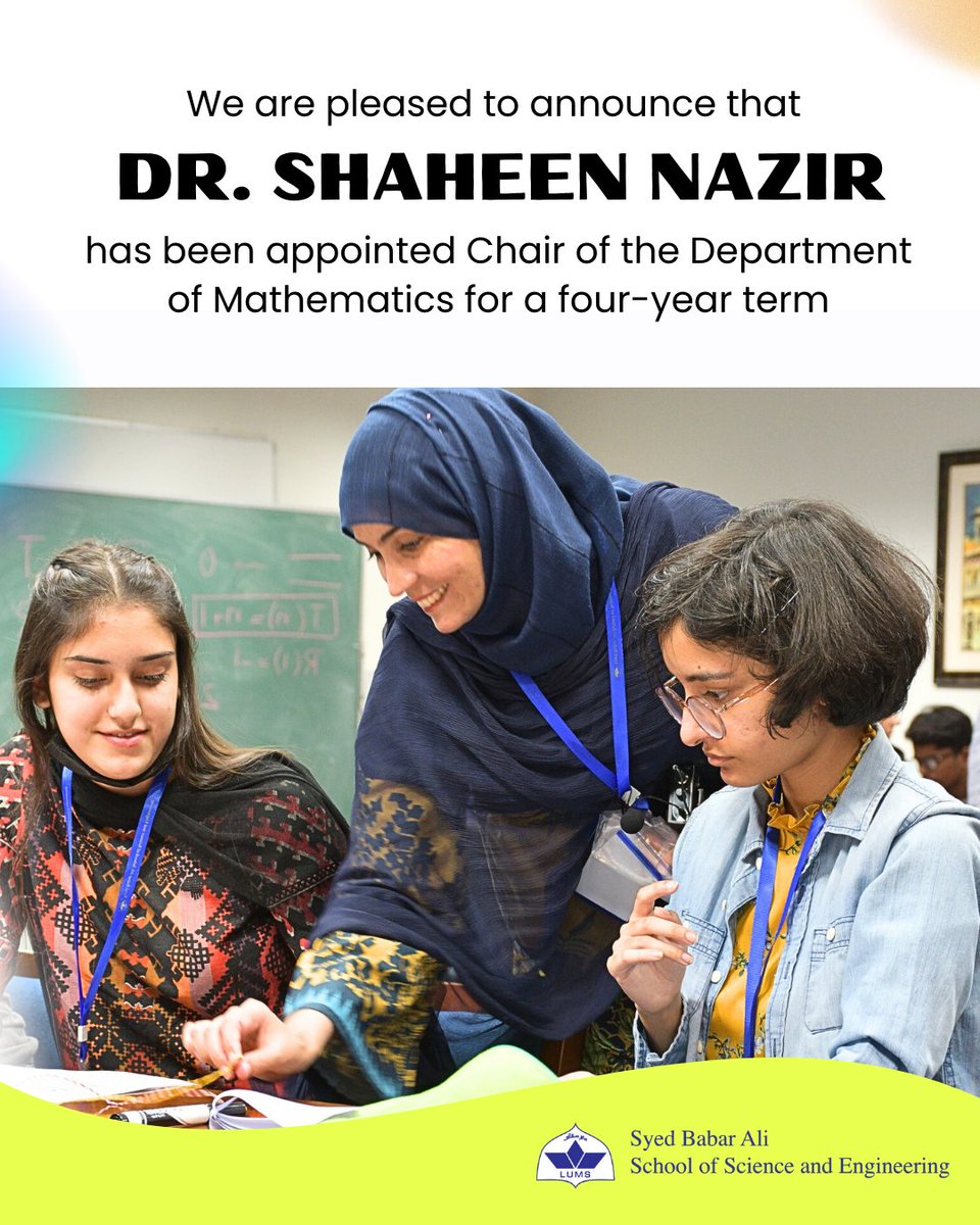 SBASSE at LUMS tweet media