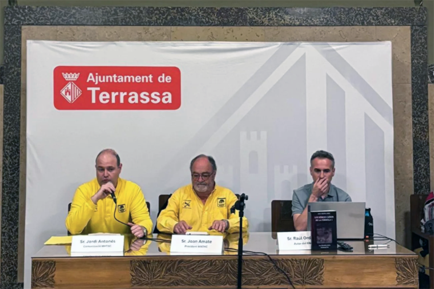 mi_clasico's tweet photo. Tuvo lugar en la Casa del esport de Terrassa la presentación del libro “Los Héroes Caídos de la Fórmula 1”, escrito por Raúl Orduña...  leer+: https://t.co/x9aKRaI5WM https://t.co/0IoEtknSEz