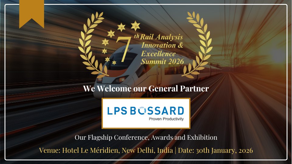 RailAnalysis's tweet image. We welcome LPS Bossard Pvt. Ltd. as our General Partner at The 7th Rail Analysis Innovation &amp;amp; Excellence Summit 2026.

📍30 Jan 2026 |📍Le Méridien, New Delhi
🔗 Know more: conference.railanalysis.com

@BossardGroup

#RAIES2026 #RailAnalysis #InnovationAndExcellence #LPSBossard