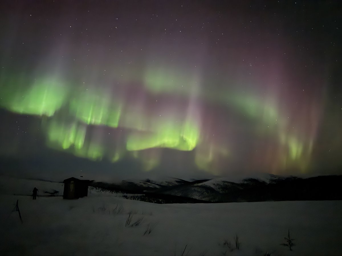 Stunning colors here in Fairbanks, wow!