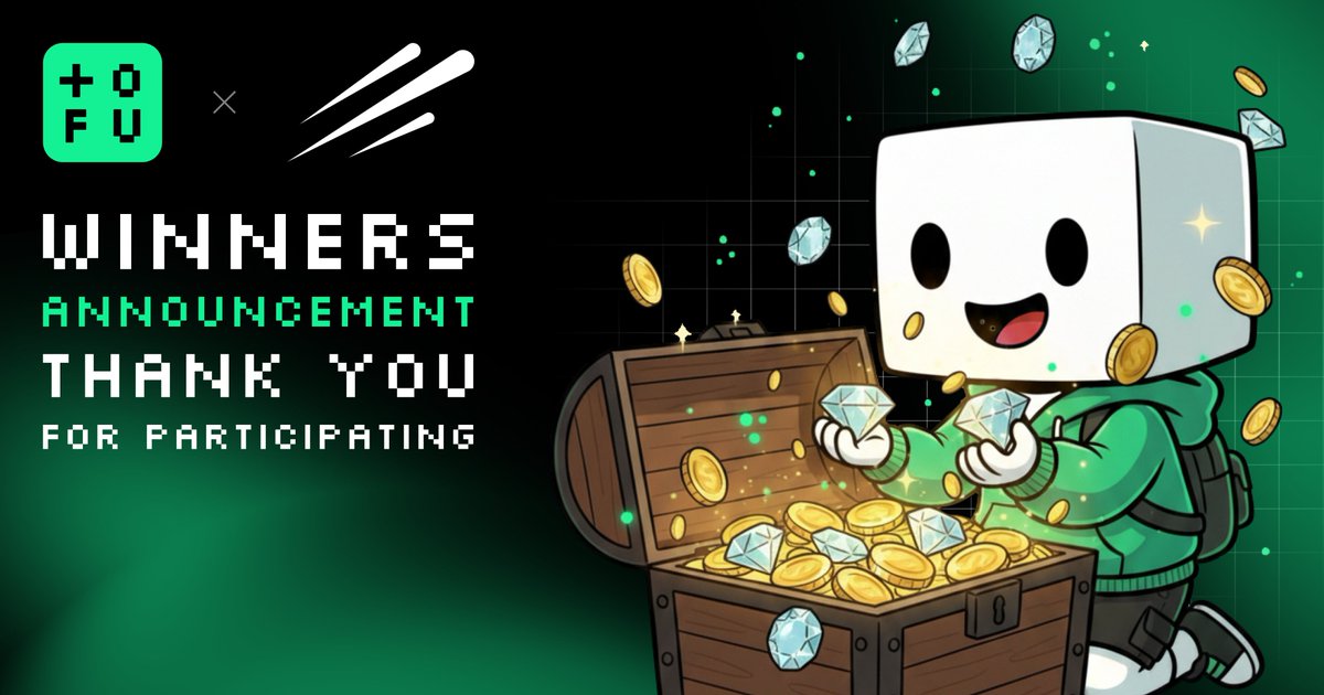 Together.fun | First Wave on Galxe is Completed ☄️

Wave One of the TOFU × Galxe arcade is officially complete.

Big love to everyone who dived in, cleared quests, and farmed pure fun 🌱⚡️
You all absolutely crushed it - this first wave was pure GG energy 👾

Stay with