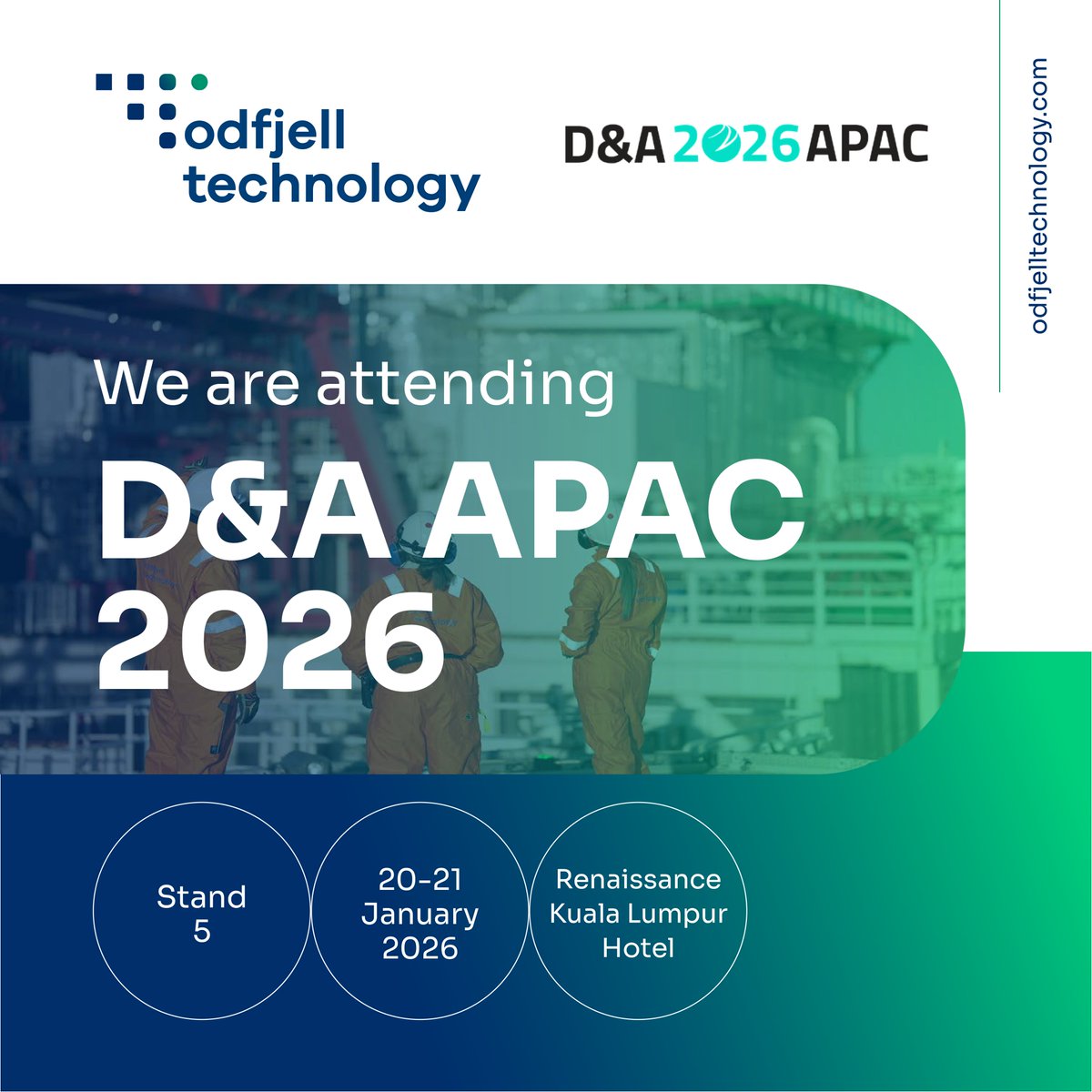 📣 Odfjell Technology is sponsoring and attending Decommissioning &amp; Abandonment (D&amp;A) APAC 2026  We’re looking forward to attending Asia Pacific’s leading decommissioning and abandonment summit.