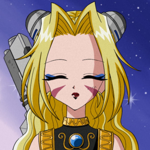 ✨ #GalOfTheDay: Day 534 ☄️ 

Gal: Jeanne Triples
ID: #3304
Character: Creative &amp; Energetic

The Mecha Cannon &amp; Wild Mark (Sakura) body art add to this Gal's incredible coolness! 👱‍♀️ 😻

#ShinseiGalverse #WAGMAA #Galverse #NFTArt

(Discover Shinsei Galverse => <a href="/GalverseAnime/">新星 🌠 Shinsei Galverse</a>)