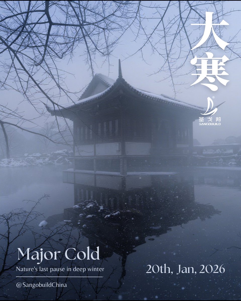 ❄️ As the year draws to an end, we bid farewell to winter's embrace.

🌬️ Major Cold, the last solar term, is nature’s final pause in deep winter — a quiet moment of gathering strength for the coming spring.

🌱 Major Cold has arrived, and spring is on its way.
