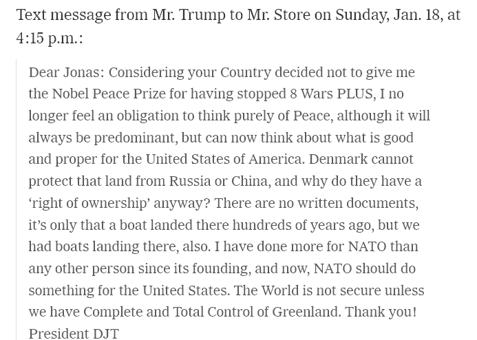 anthnader's tweet image. #Norway's Prime Minister #Store's message to #Trump and the latter's reply. Two different worlds