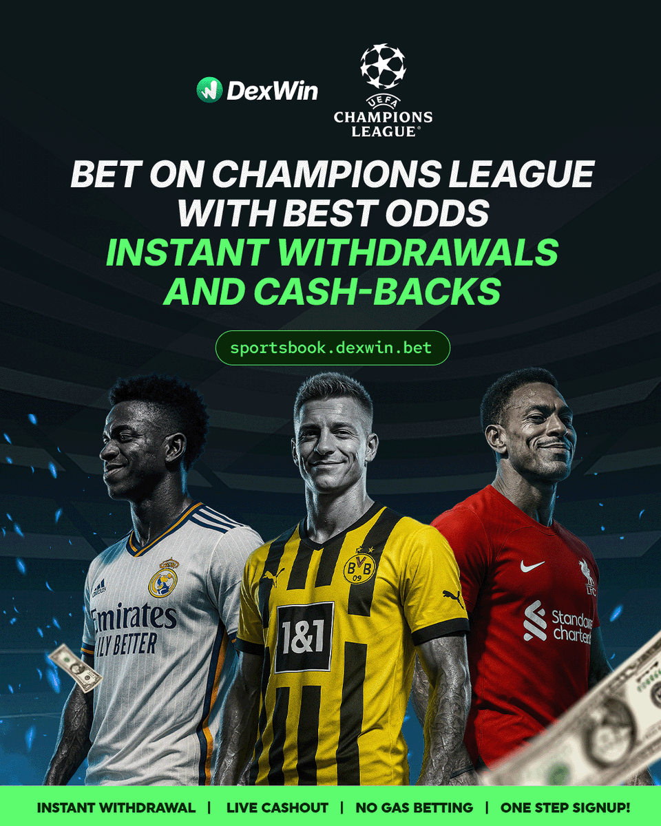 Best Football Betting Odds & Lines Daily via @DexWin_Sports. Crypto Betting  made easy, fast & secure ⚽⚡ ✓ UEFA Champions League - FK Bodo/Glimt at 6.77  - Full Time Draw at 5.82 -