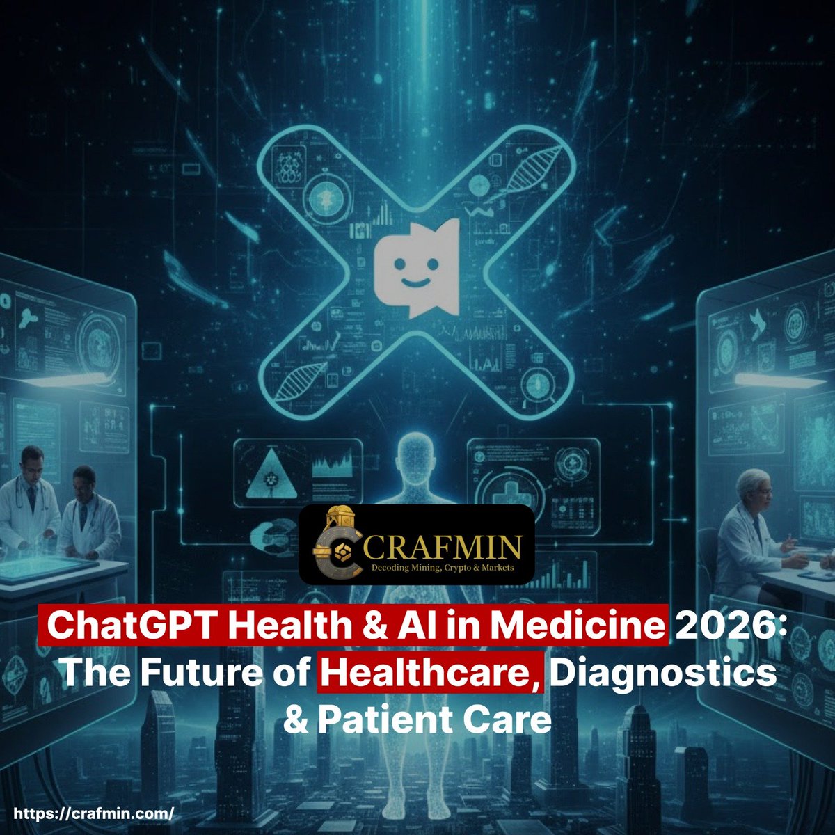 colitco's tweet image. ChatGPT in Healthcare 2026: How Is AI Reshaping Medicine?

Despite ethical and regulatory challenges, AI tools like ChatGPT are accelerating diagnosis, decision support, and clinical efficiency across healthcare 

👉 Full story: crafmin.com/chatgpt-health…

#AIHealth #ChatGPT