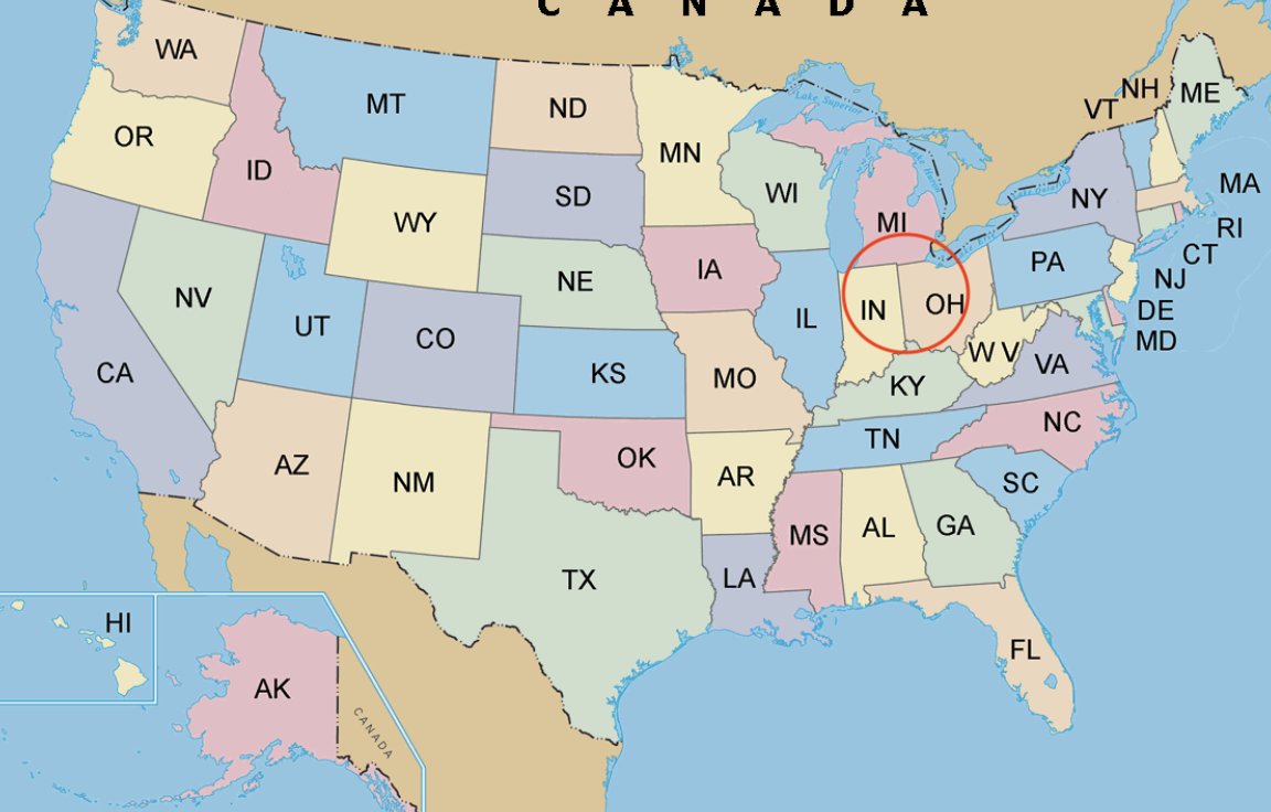 College football's last three national champions have come from this 300-mile radius of the country.
