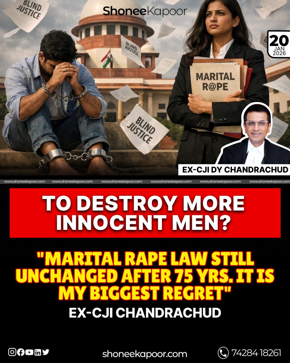 Every time the law is discussed, the narrative focuses only on what women suffer, while completely ignoring how these very laws are misused to ruin men’s lives.

No legal reform can be called progressive if it criminalises marriage without building safeguards against false cases.