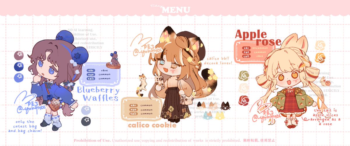 _yukiflake's tweet image. 【⋆.𐙚 ̊ ғʟᴏᴡᴇʀᴛᴀɪʟs • sᴜɢɢᴇsᴛɪᴏɴ ʙᴏx ❀】

Feel free to suggest flowers/fruits, themes, or simply drop 3 emojis to suggest what design I should do next~! ♡

You may suggest more than one! 🫶