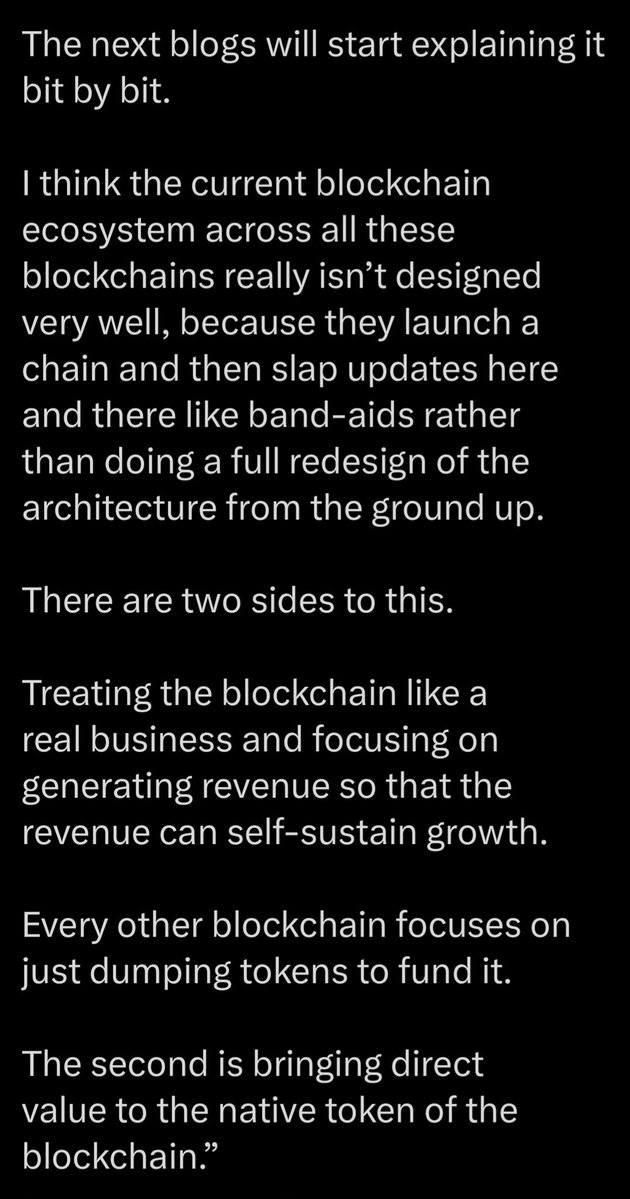purecosmicmind's tweet image. Two principles STEVE emphasizes👇

A. Run the blockchain like a real business

▫️Generate real revenue
▫️Fund growth sustainably
▫️No endless token dumping

B. Ensure direct value to the native token

▫️Adoption requires the token
▫️Token demand scales with usage
@PawChain
$PAW
