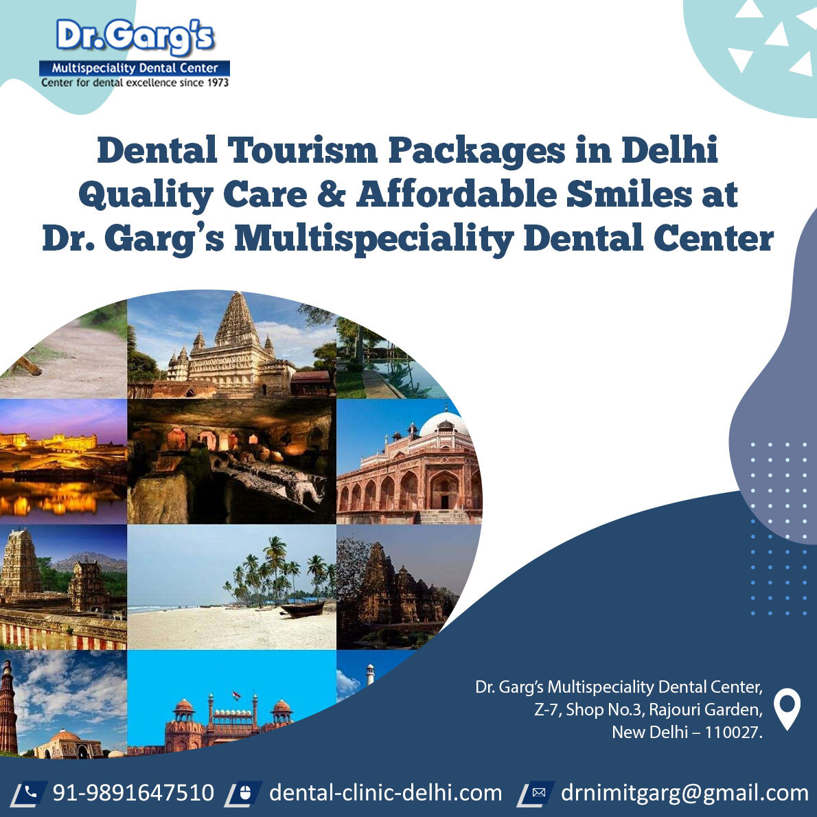 Dental Tourism Packages in Delhi – Quality Care &amp; Affordable Smiles at Dr. Garg’s Multispeciality Dental Center

For more info: dental-clinic-delhi.com/dental-tourism…
More information: g.co/kgs/nPXjWi6

#dentist #dentistindelhi #dental #dentistry #dentalcare