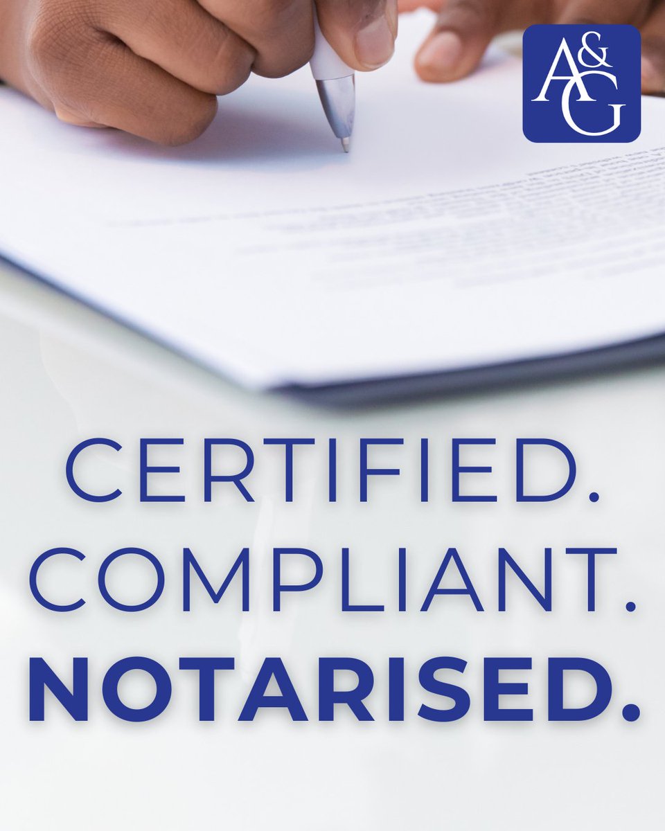 AbrahamsGross's tweet image. We offer efficient and affordable #NotaryServices and can assist with the drafting and authenticating of documents. 

Contact us for assistance: 
☎️ (021) 422 1323 | 📧 info@abgross.co.za 

#Notary #NotaryPublic #CapeTown #LawFirm