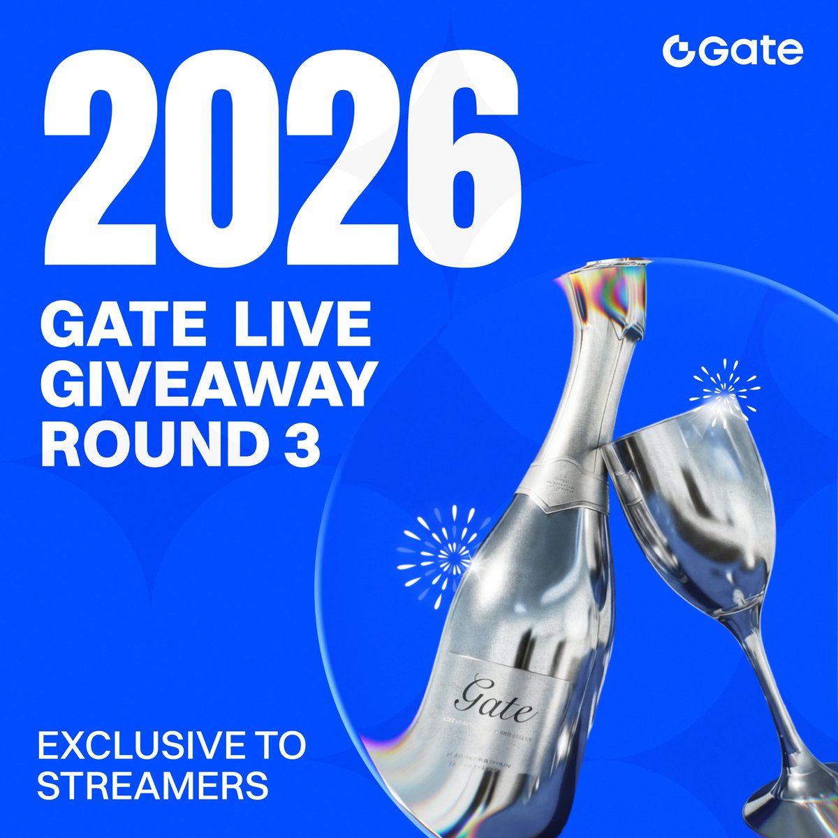 🎉 Gate Live 2026 Giveaway — Final Round!  

🎁 Exclusive for Streamers
$50 Position Vouchers × 2 winners

How to enter:
1️⃣ Follow <a href="/Gate__Live/">Gate Live | Streamers Wanted</a> 
2️⃣ Like &amp; Repost
3️⃣ Tag 3 friends in the comments

🍀High odds. Real rewards. Try your luck!
Extra bonus for new streamers: Go live and