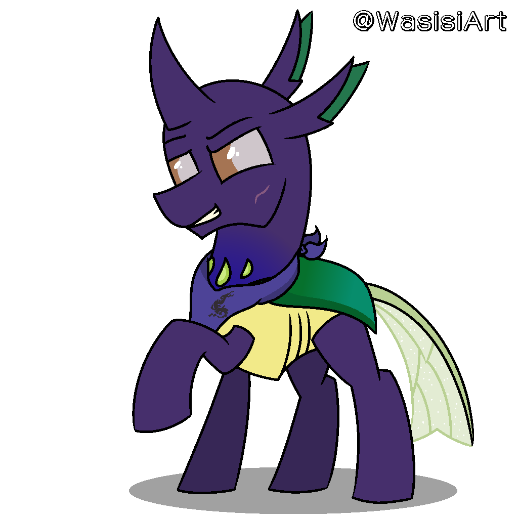 WasisiArt's tweet photo. My OC
#mlp #mylittlepony #changeling #changedling #oc #art https://t.co/sDsTj1ePux