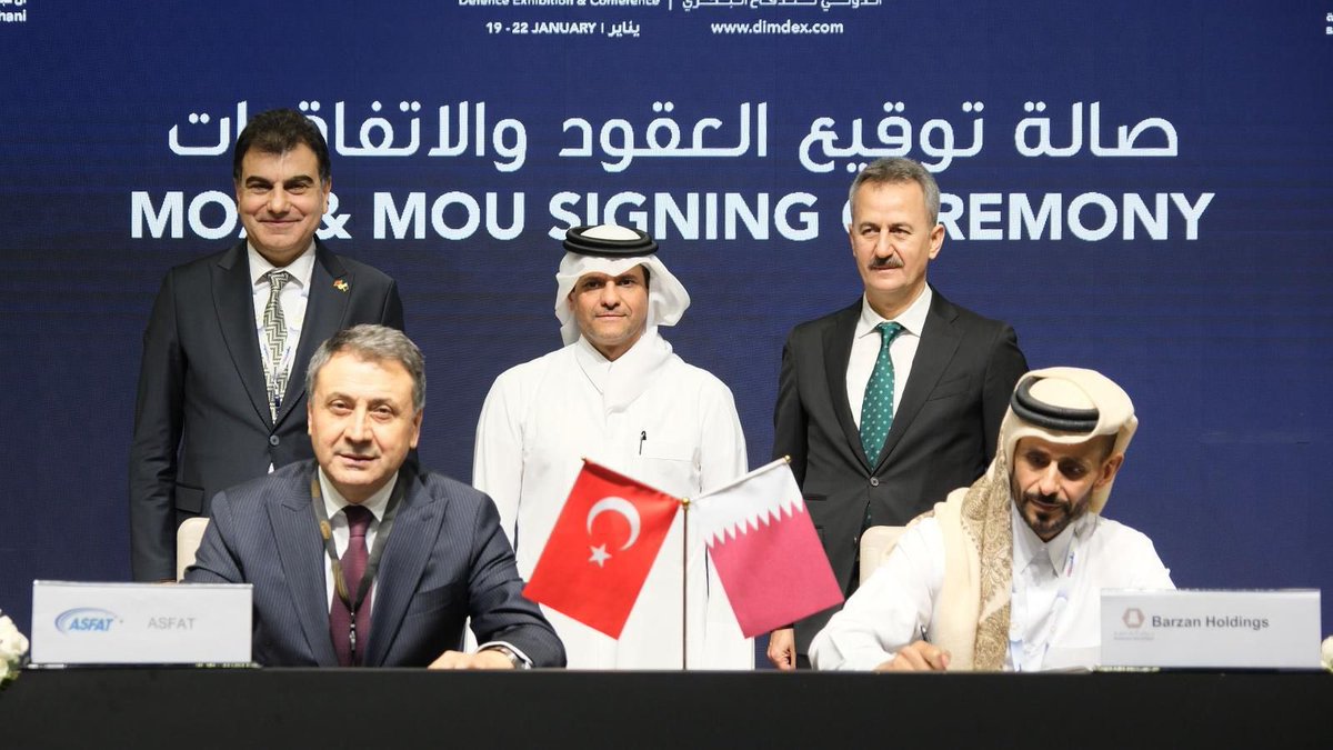 DIMDEX 2026/Doha kapsamında Türk savunma sanayii firmalarımızı ziyaret ederek çalışmalarını yerinde inceledik. Uluslararası delegasyonlarla iş birliği görüşmelerimizi gerçekleştirdik, şirketlerimizin imza törenlerine katılım sağladık. 
Türkiye kararlılıkla yoluna devam ediyor.