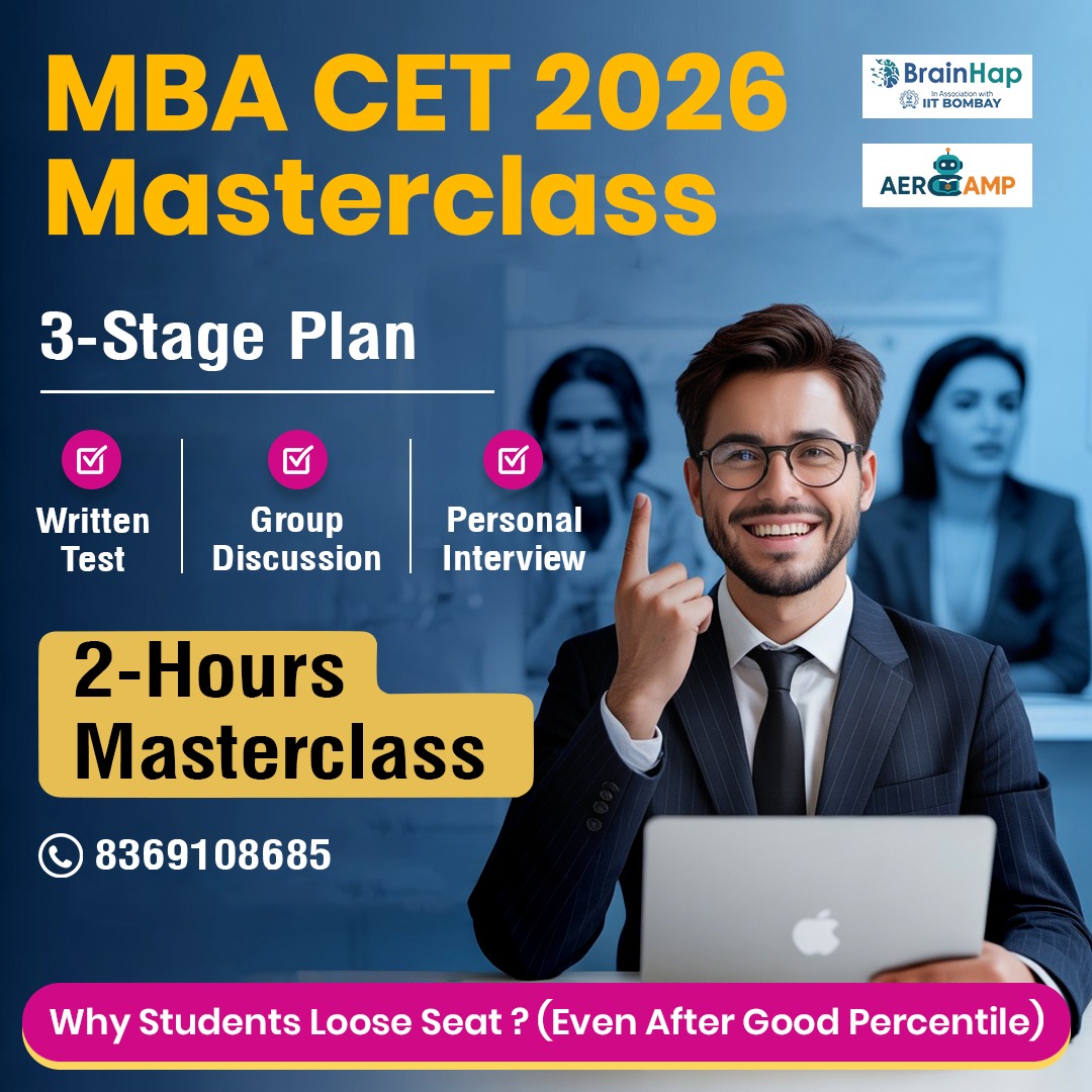 Brainhap154728's tweet photo. Good percentile ≠ MBA seat.
GD &amp; PI decide your fate.
MBA CET 2026 Masterclass 🔥
#MBACET #MBACET2026 #MBAAdmissions #GDPI #MBAAspirants #CareerGrowth https://t.co/3zUMN3ucRz