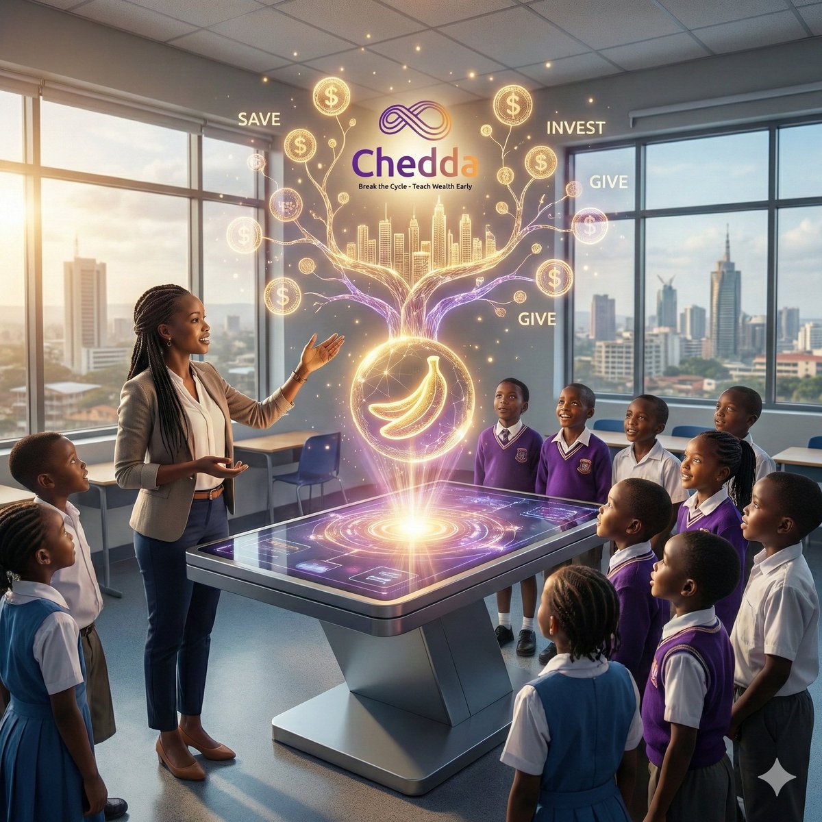 CheddaApp's tweet photo. The classroom of the future is here. We’re bringing immersive financial education to schools, empowering the next generation of builders and leaders across Africa. Teaching them early so that they can build a bright future
#Chedda #FutureClassroom #NairobiTech #FinancialFreedom https://t.co/V3QPFOIAtW