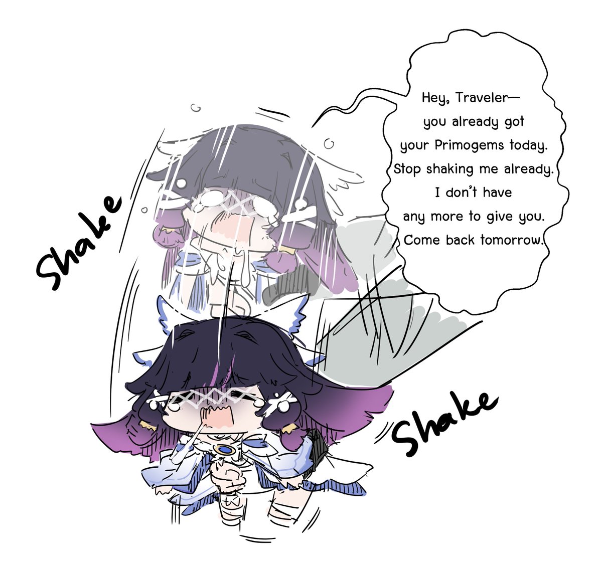 Sesield's tweet image. Blessing of the Welkin Moon