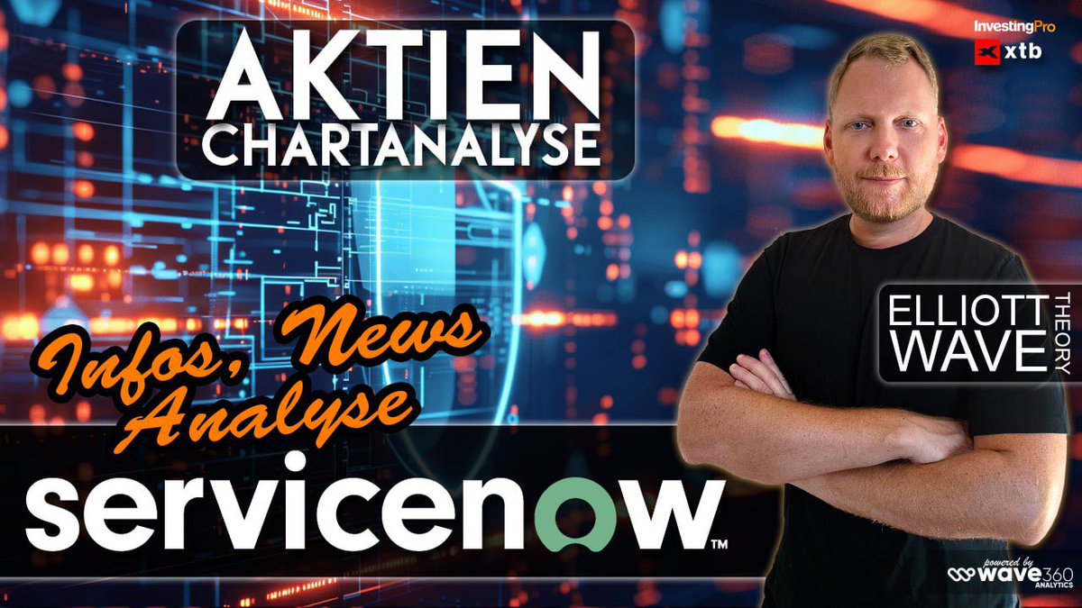 🖥 ServiceNow - TOP Aktie 2026? Chartanalyse &amp; Fundamentaldaten - Palo Alto Alternative? l Wave360

👉 In dieser Analyse steht die ServiceNow Aktie (NOW) im Fokus.
Nach starken Bewegungen und einer Phase der Konsolidierung stellt sich die zentrale Frage: Ist ServiceNow ein