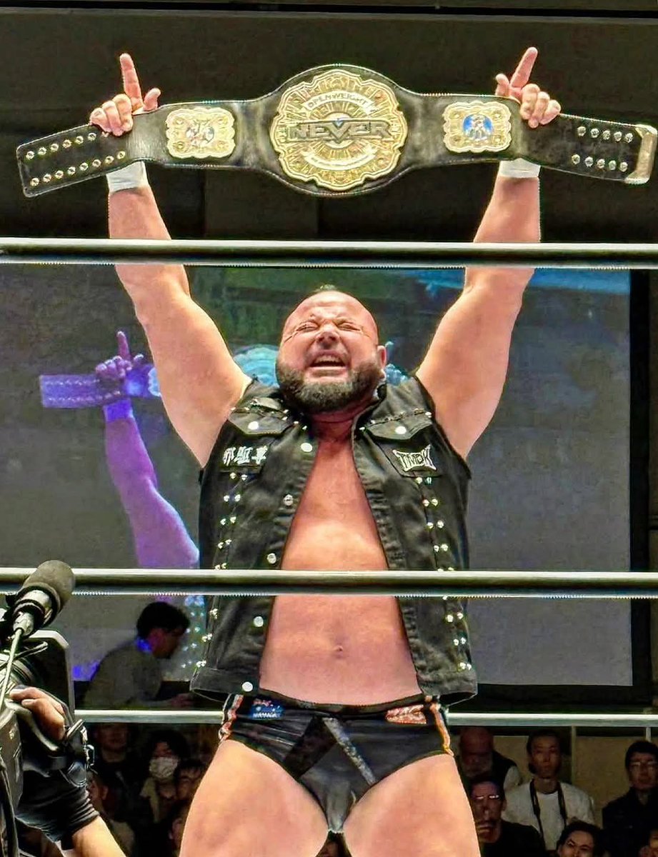 HartleyJackson_'s tweet photo. I never got a chance to wear you around my waist like in my dream...or even defend you once like I should have!

But I do know that I'll see you again... as this a road to a NEW beginning 🧡

#NJPW #TMDK #njnbg
📸 please let me know 🙏 https://t.co/7BzwNKwXHu