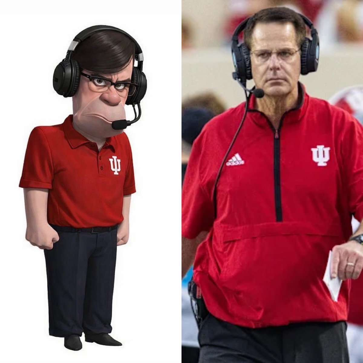 Once you see Curt Cignetti’s Doppleganger you can’t unsee it 😳