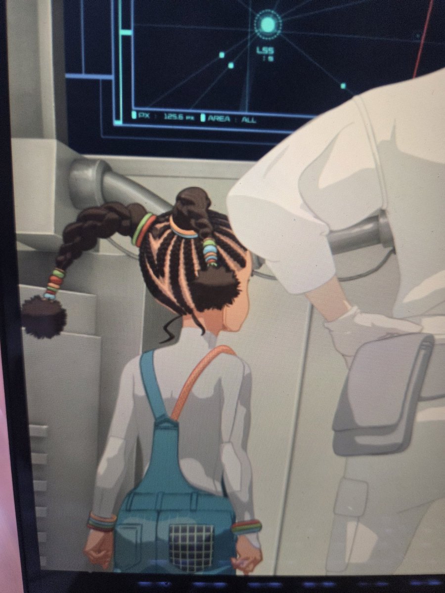 AshleyHamilto87's tweet photo. I see you Studio Orange with the cute black Lil girl character! I like the braid illustration. I'm impressed cause some Japanese animation studios always make their black characters look a mess. Pics from Trigun Stargaze. Good Design @CG_Orange_eng
#studioorange #TRIGUNSTARGAZE https://t.co/Vd7RM1Hy1C