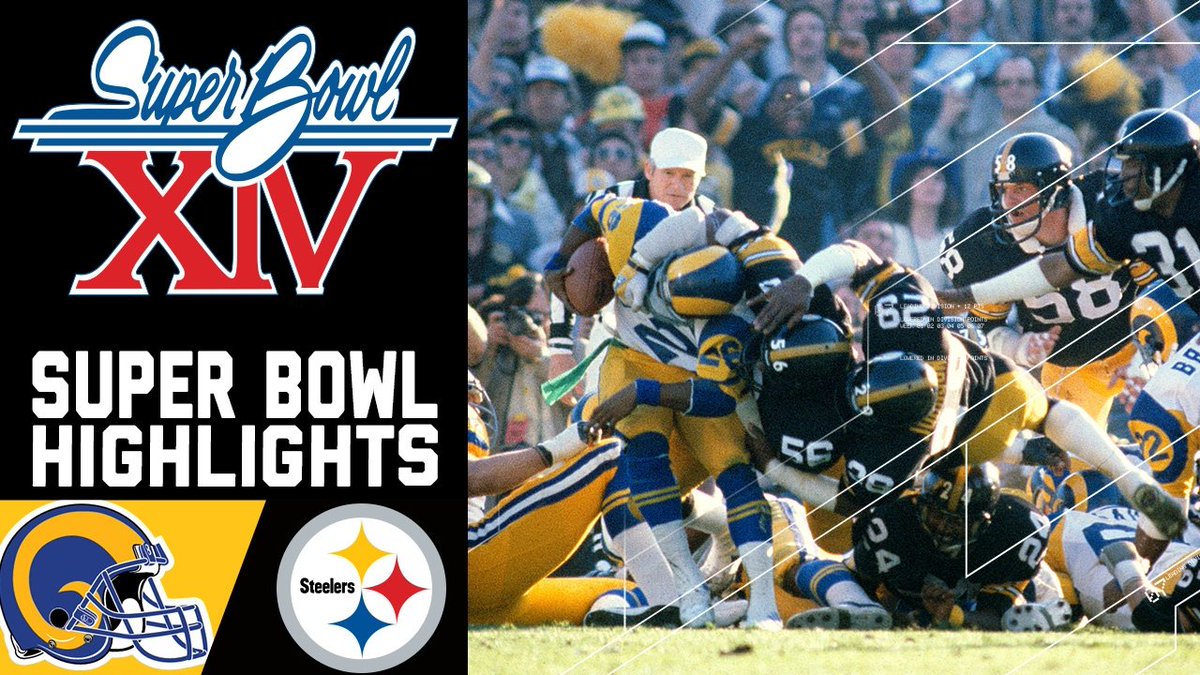 dvesean's tweet image. January 20 1980
(I was 24)

Rose Bowl
Pasadena CA

Super Bowl XIV:

The Pittsburgh Steelers 31,
Los Angeles Rams 19.

MVP: Terry Bradshaw.

The Steelers became the 1st NFL Team Ever To Win 4 Super Bowls.

Head Coach For All 4 Pittsburgh SB Wins:
The Emperor Chaz Noll.