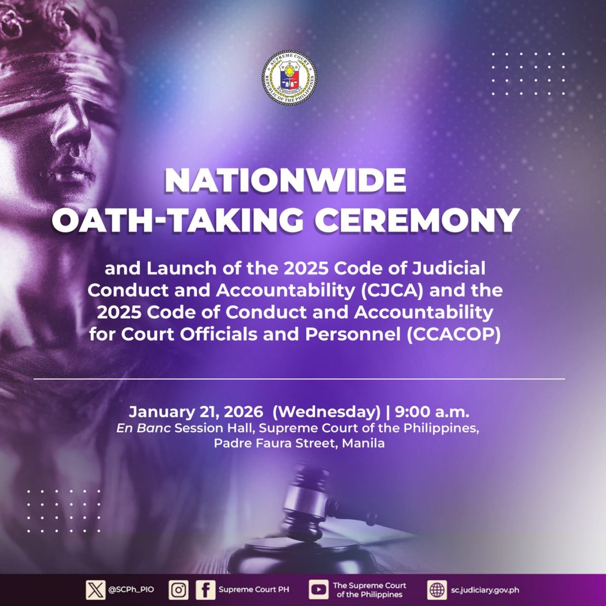 Philippine Supreme Court Public Information Office tweet media