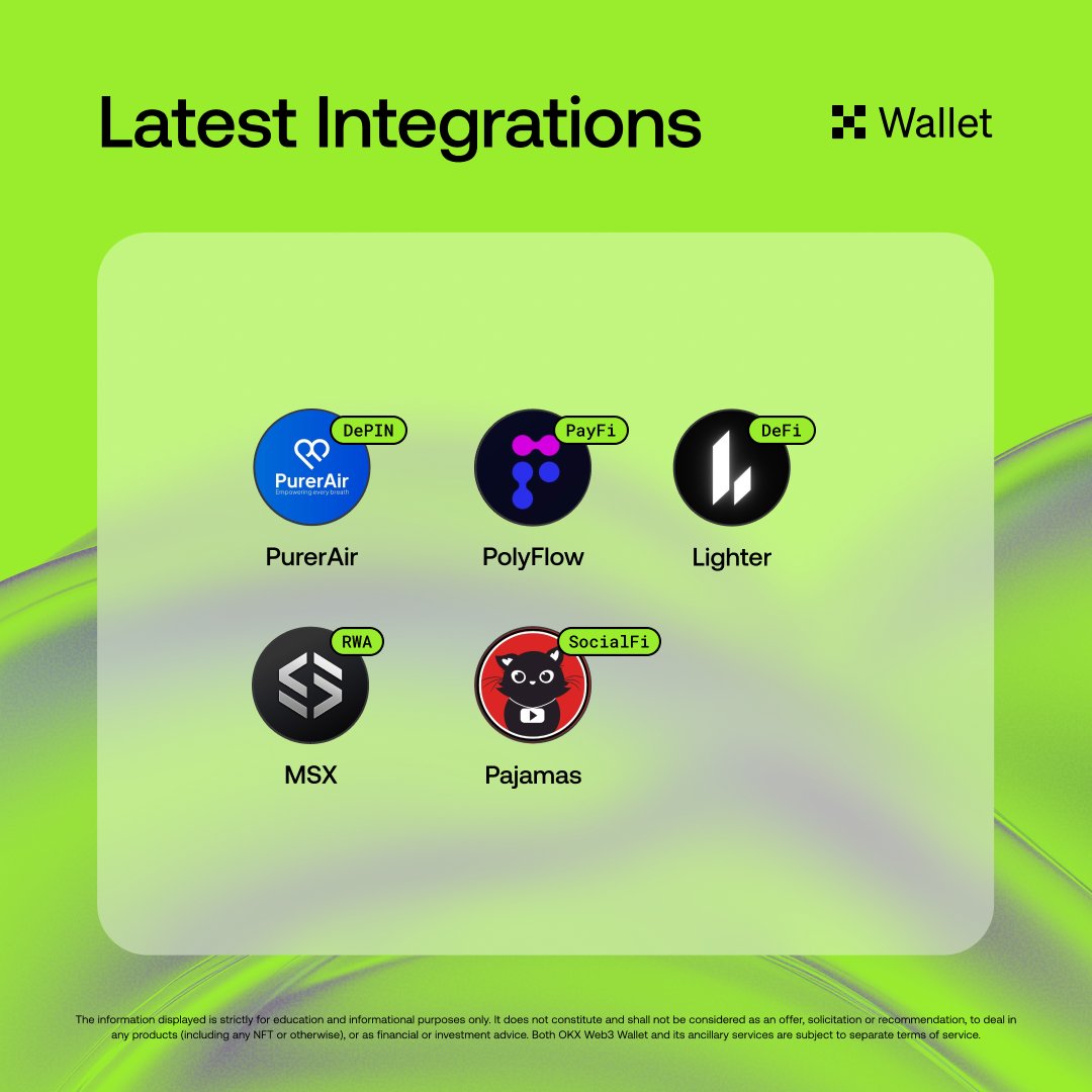 New week, new integrations! 😎

We're excited to announce that Wallet has been integrated into 5 projects have integrated our Wallet this week, ensuring smooth accessibility and top-notch asset security. ⛓️