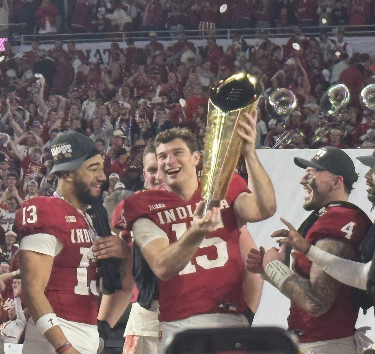 Ackerman1120's tweet image. Indiana, 16-0. National Champions. One of the greatest stories ever told. Coming to a theater near you. #iufb