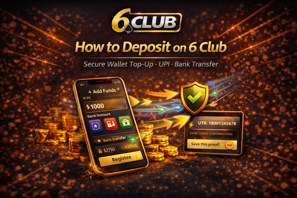 6_Club_Official's tweet image. 💼 Add funds on 6 Club in a few easy steps
Secure, simple, and mobile-friendly top-up process.
🔗 6club.ai

#6Club #DigitalWallet #UserGuide