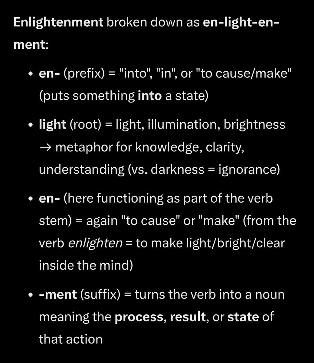 AllForOneA41's tweet image. Enlightenment is quite an ambiguous word. What does it mean to you?