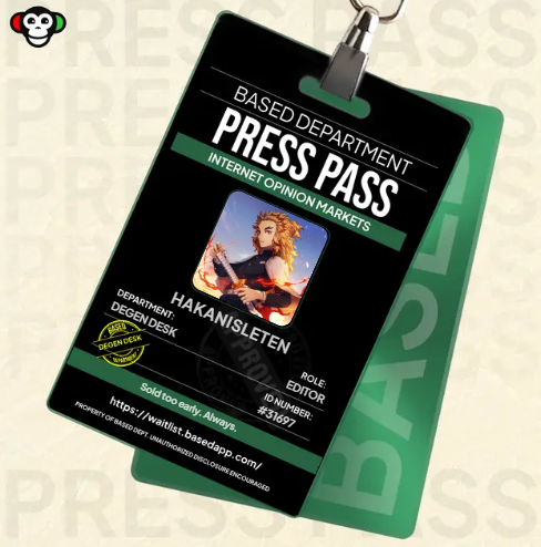 claimed my @basedappcom Press Pass
early seat secured → waitlist.basedapp.com/?ref=XFv665iR6-