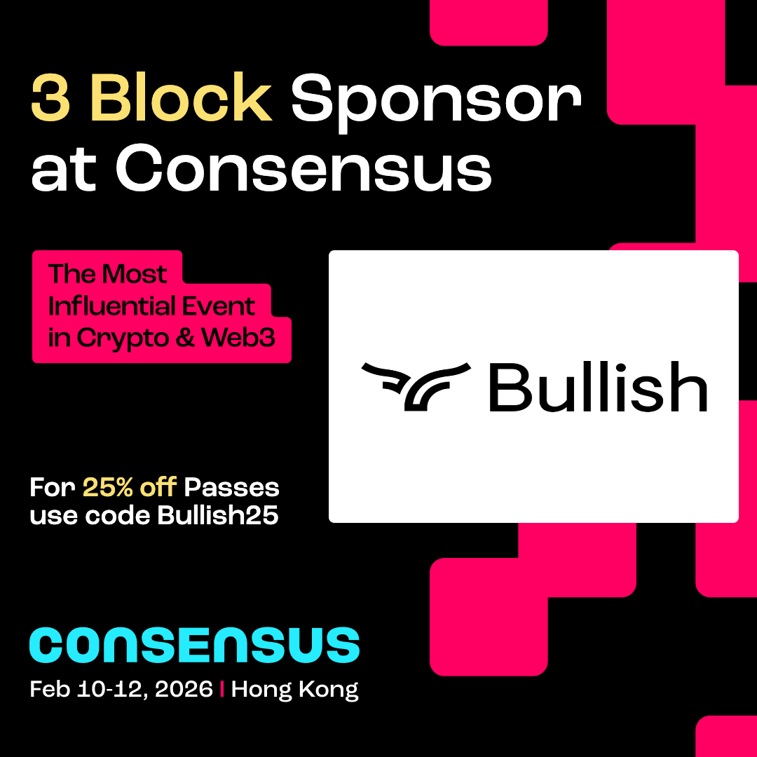 The countdown to @consensus_hk is on. Just three weeks to go until the most  influential event in crypto and Web3 returns to Hong Kong. 🎟 Got your pass  yet? Use our code