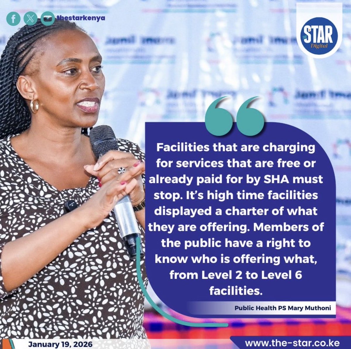 Ministry of Health tweet media