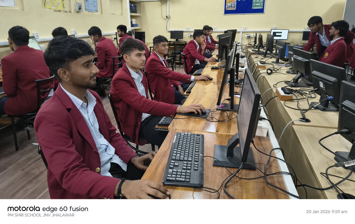 JhalawarJnv's tweet photo. Lakshya portal examination .... 
Online way for prepration of  upcoming examinations 
@nvsrojaipur @NVSHqNoida https://t.co/R0NYjCbX1y