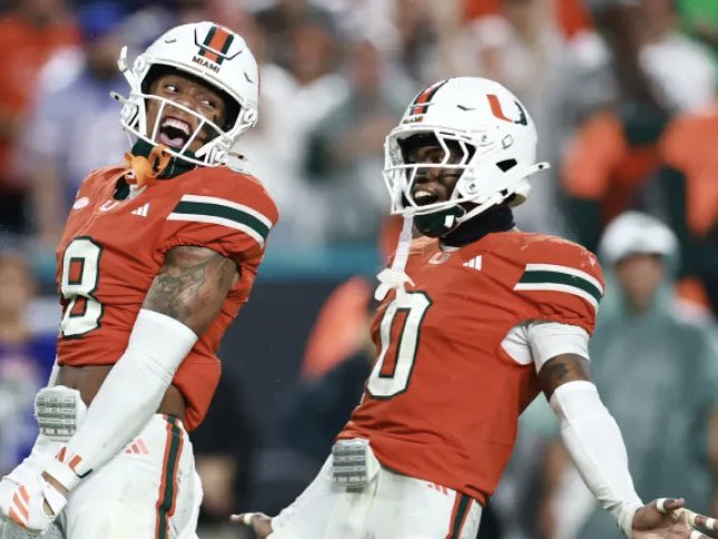 GrantReacts1's tweet image. 🔥Jakobe Thomas &amp;amp; Keionte Scott🔥

You never blinked🙏

You embraced being a Cane from the jump.

Thank y’all, and we’ll be rooting for you in the NFL!