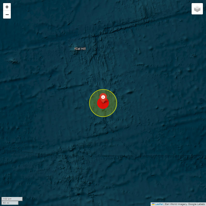 IIGEAac's tweet image. #IIGEA #SIMMSA #SISMO #EARTHQUAKE
MAGNITUDE: 5.3Mw
#ASCENSION #ISLAND #REGION
2026-01-20, 05:55:51.21 UTC
LAT: -10.241° LON: -13.2013°
DEPTH: -12.0km
iigea.org/monitor