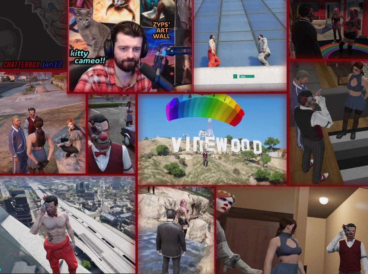 ChatterboxTLDR's tweet photo. Chatterbox: NoPixel 4.0 January 12th TLDR
 — 
"Chatterbox | Its about the Funny not the Money | NoPixel 4.0 | Clowncil"
 —  
🔴 → https://t.co/8HdJXq1T5T
🟣 → https://t.co/6lj3uNuYZI

For all timestamps + more recaps join the discord → https://t.co/ETndrLxgdQ https://t.co/jkITqleEEE