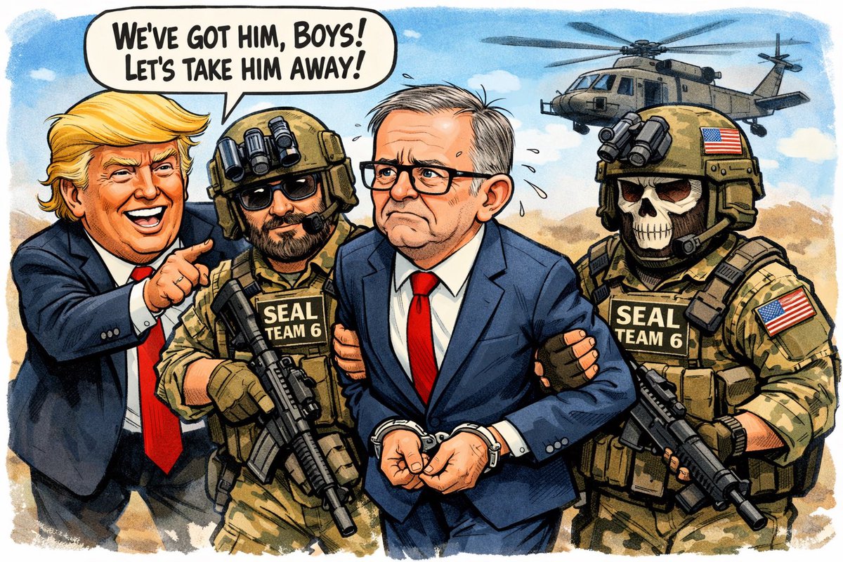 Huntingconnect's tweet photo. @realDonaldTrump come save Australia from @AlboMP, do what you did to Venezuela and save Australia. #fuckalbo https://t.co/CZPo0Csh6P