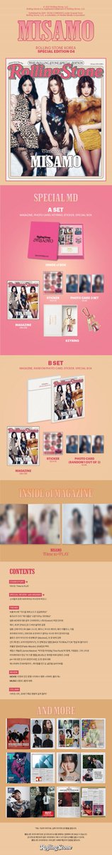 ミサモ がRolling Stone Korea Special Edition Vol.4の表紙＆特集に