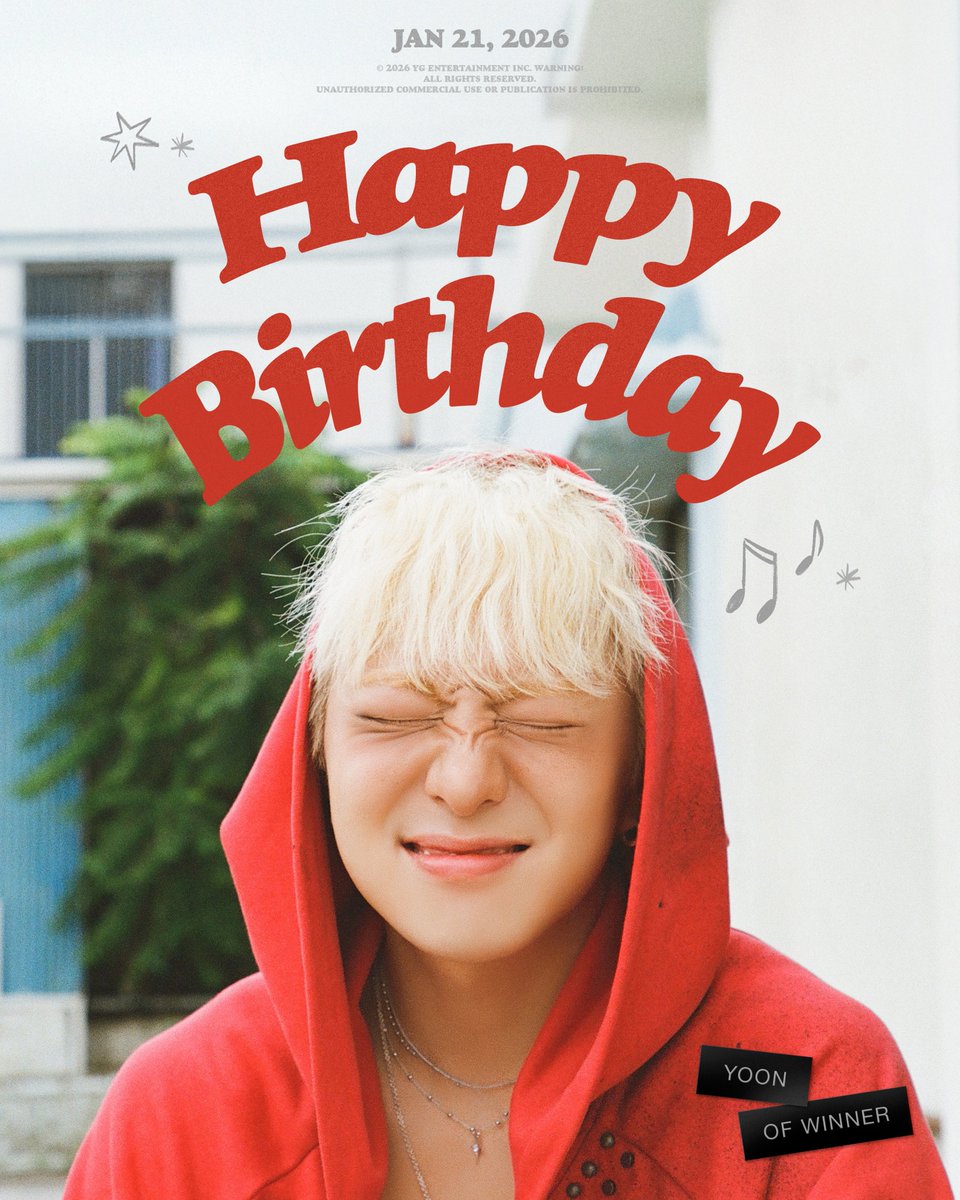 yg_winnercity's tweet image. HAPPY BIRTHDAY YOON🎉
✅2026.01.21

#WINNER #위너 #YOON #강승윤 #HAPPYBIRTHDAY #20260121 #YG