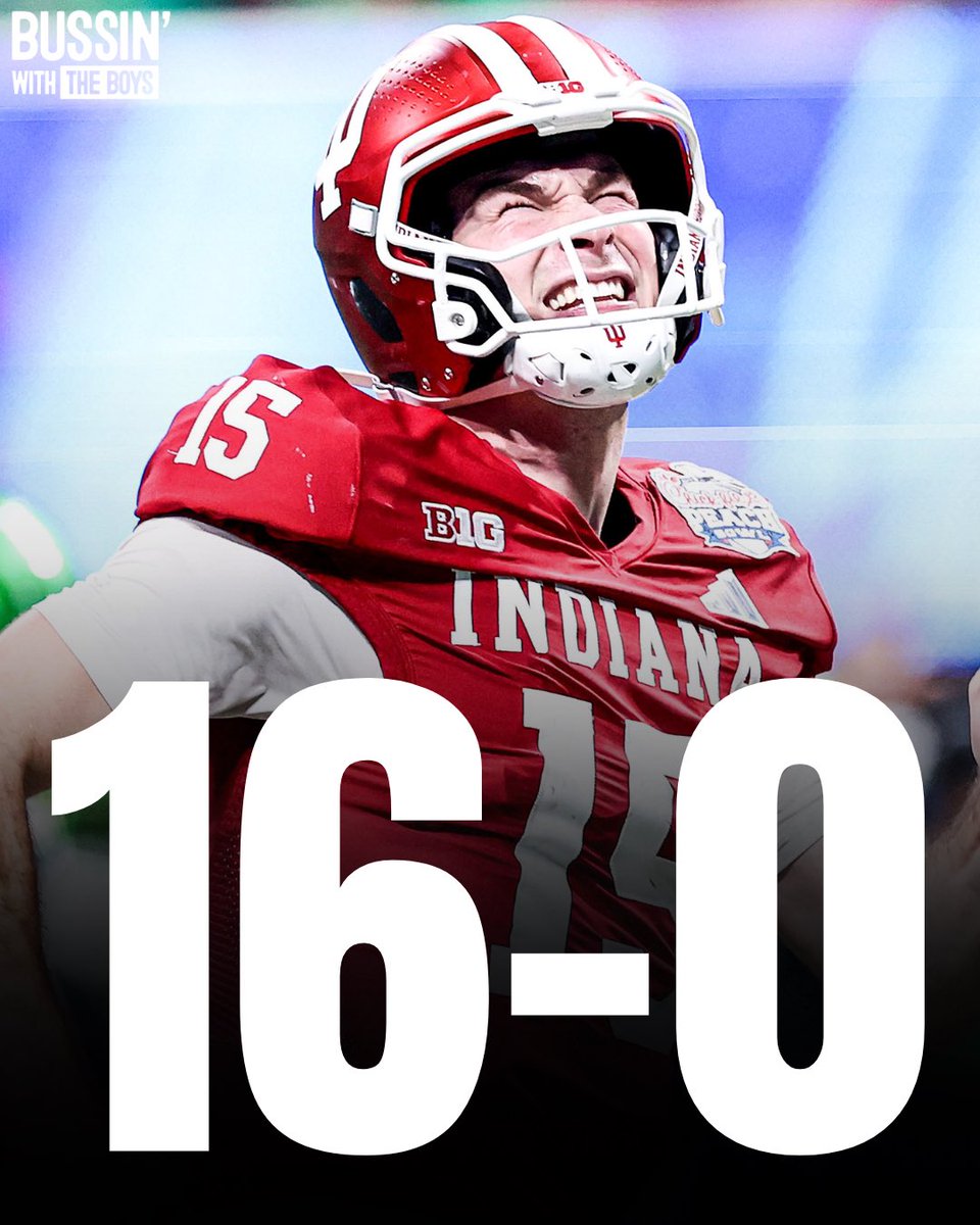 BussinWTB's tweet image. Indiana is the first 16-0 college football team since Yale in 1894