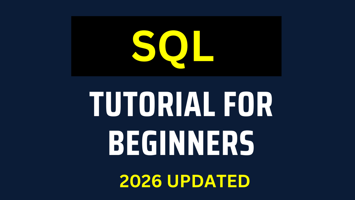 dw_amit's tweet photo. 🔥SQL Tutorial for Beginners: https://t.co/MQsOrufCC4

Duration: 2 hours
Lessons: 40
Examples: 100+

#sql #learnsql #studyopedia #mssqlserver #microsoftsqlserver #sqlserver https://t.co/rhdopLFJFI