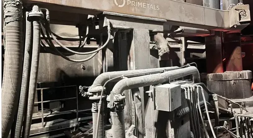 wmtpchina's tweet photo. Primetals upgrades ladle furnace at Tonggang.

The project included the manufacture and installation of three-phase electrode arms and commissioning services.

#wmtp
#wmtp2026
#metalmaterials
#thermalprocessing https://t.co/0TQ6QUITDv