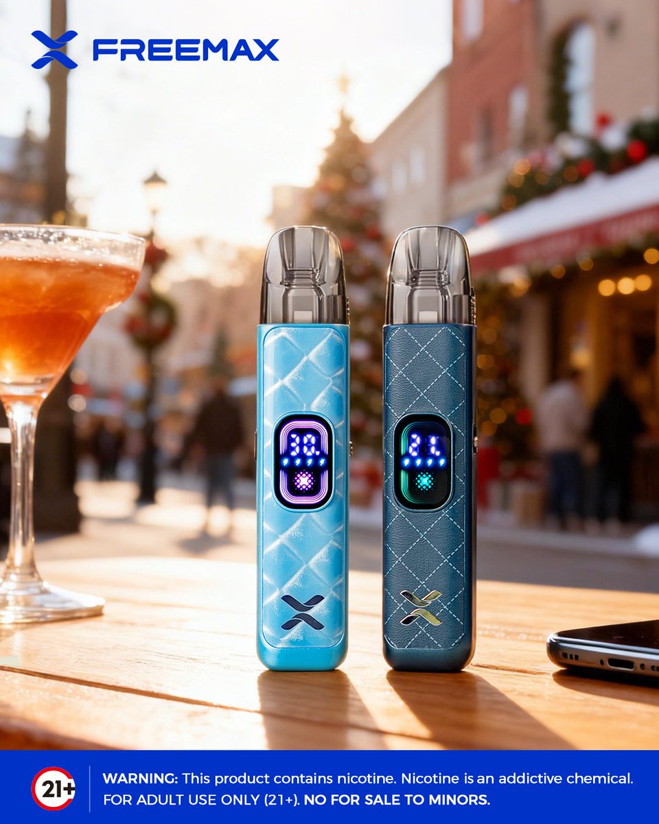 Freemaxvape's tweet photo. Glossy and futuristic or soft and premium?
Cyan brings the energy. Dark Teal brings the mood.
Which one matches you? ๐
.
.
.
.
.
โ ๏ธ Warning: This product contains nicotine. Nicotine is an addictive chemical.
๐ Must be 21+.
-
#freemaxvape #REXAS2Kit #fashion #ChooseYourStyle https://t.co/CS3tNqQwTF