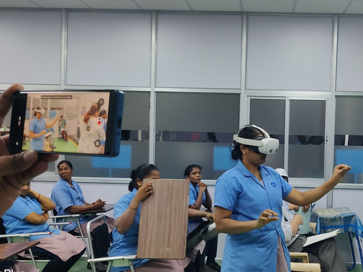 srini_grahasvr's tweet photo. Validated by Japanese TPM Auditors! 🇯🇵✨

Our @SquareComp_VR - VR implementation at Real Talent Engineering has officially delivered: 
📉 40% Less Training Time 
🛡️ ZERO Safety Incidents 
✅ 100% SOP Compliance

See how we digitized the shop floor for the TVS Group: 👉 https://t.co/LYArmvPG3R 

#VR #EdTech #Manufacturing #TPM #GRAHAsVR #jpim